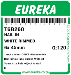 T6B260 - White Rimmed -T6B260_Label_T